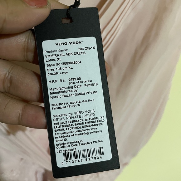 Pink Party Dress by Veromoda with tag - Picture 5 of 5